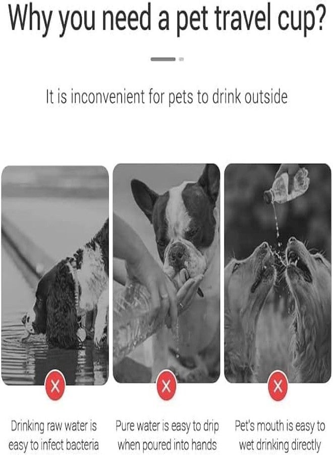 TGOPIT زجاجة ماء للكلاب من TGOPIT، مانعة للتسرب، محمولة، موزع ماء للجراء، كوب للشرب والتغذية، كوب للعناية بالحيوانات الأليفة، مناسبة للمشي والتنزه والسفر، زجاجة ماء خالية من مادة BPA للقطط والأرانب والجراء (متعددة الأحجام) - Image 3